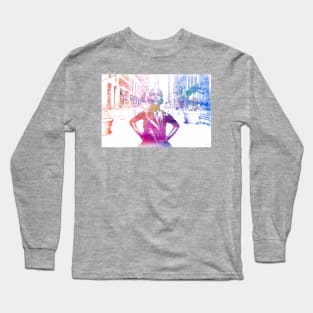 The Fearless Girl (watercolor) Long Sleeve T-Shirt